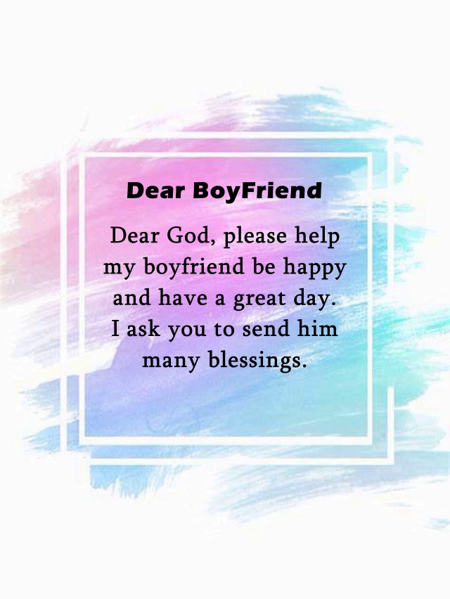 Prayer For Boyfriend