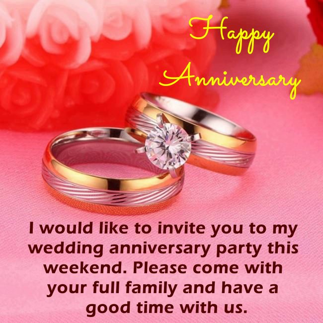 anniversary invitation quotes and anniversary messages marriage wording examples