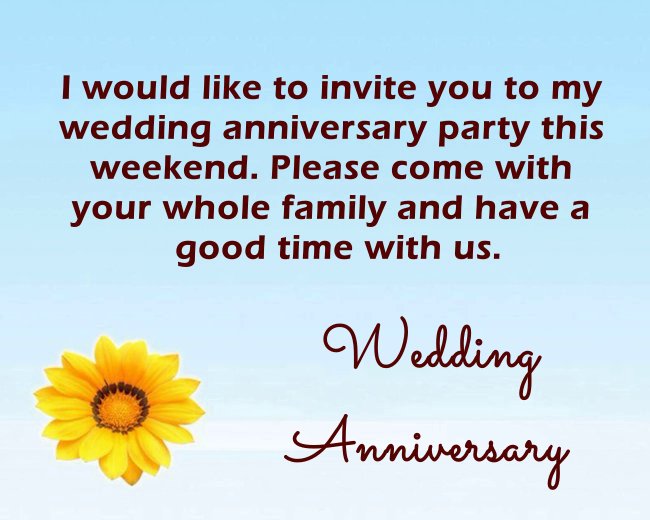 what to write in an anniversary party invitation card invitation wording ideas