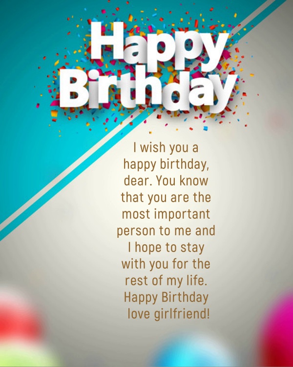 Happy Birthday Images for Girlfriend What To Write in a Birthday Card for Girlfriend