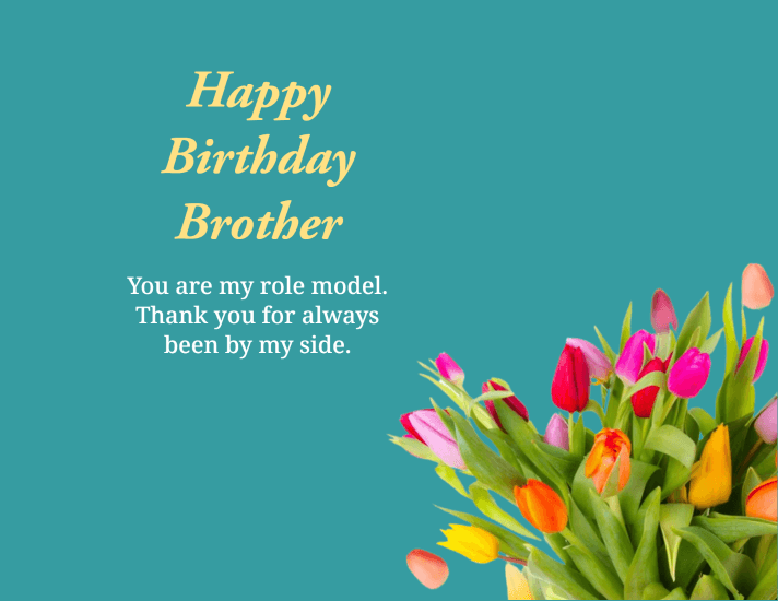 Happy Birthday Quotes for Brother with beautiful images